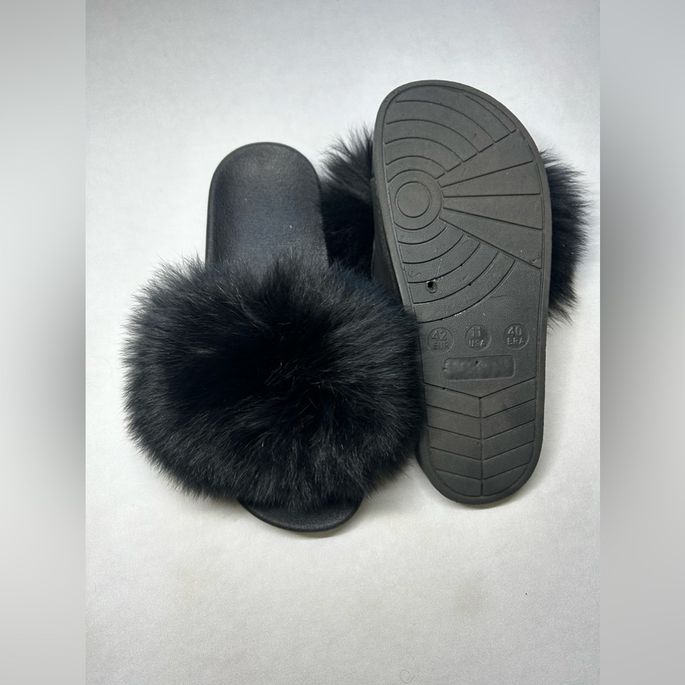 Black Fur Slides